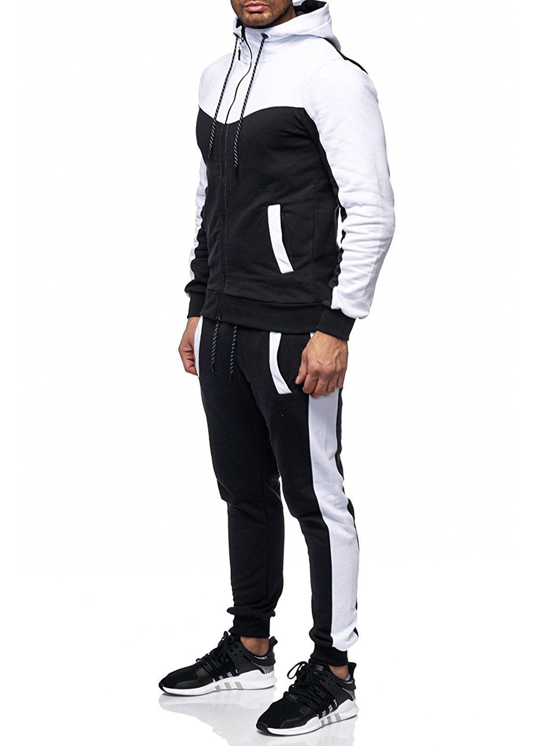 Casual Fall Men Hoodies Sports Suits-Sports Suits-Style1-M-Free Shipping Leatheretro