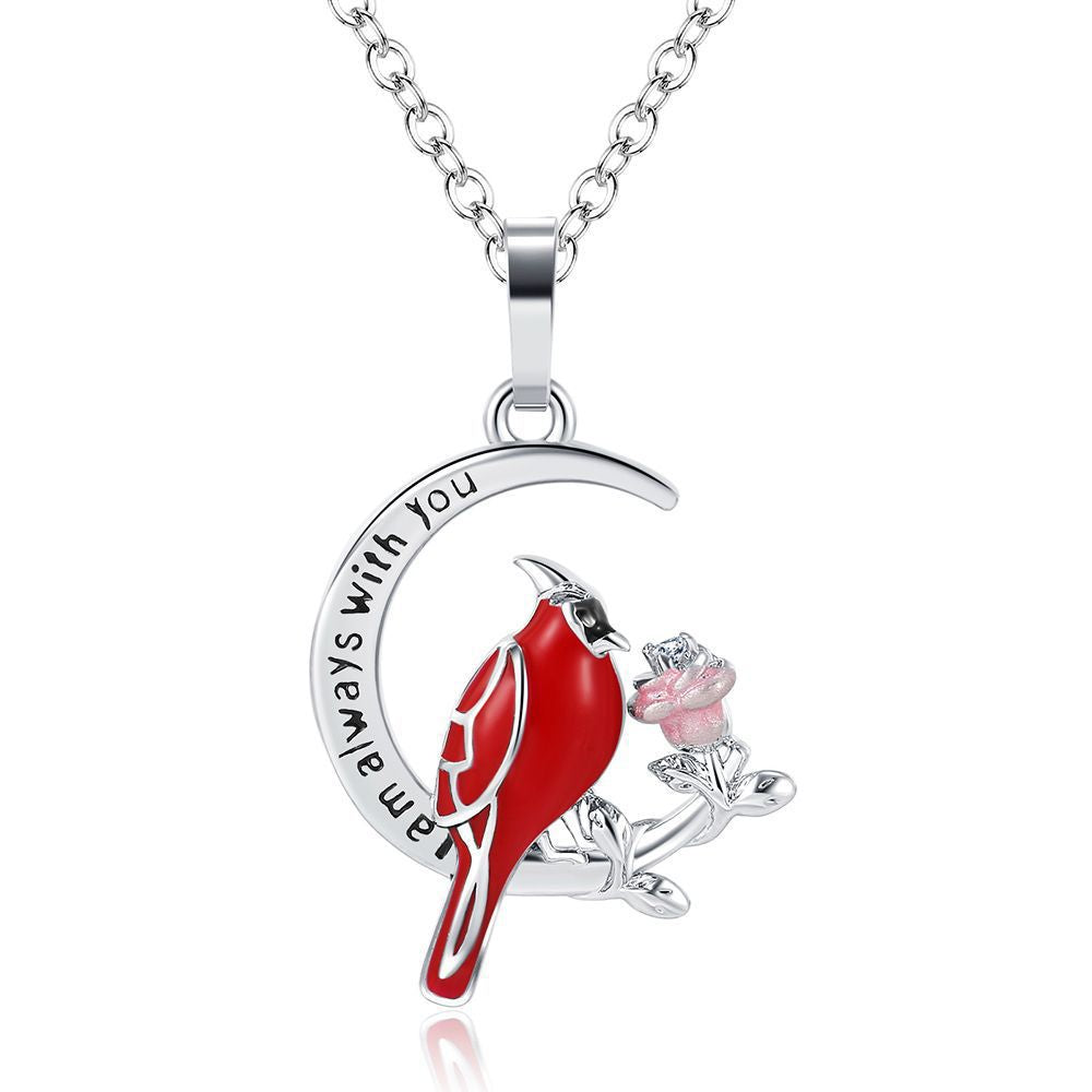 Lovely Red Birds Designed Necklace for Women-Necklaces-E-Free Shipping Leatheretro