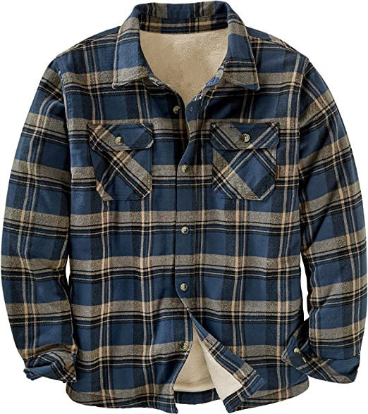 Casual Long Sleeves Velvet Men's Jacket-Coats & Jackets-Blue Gray-S-Free Shipping Leatheretro