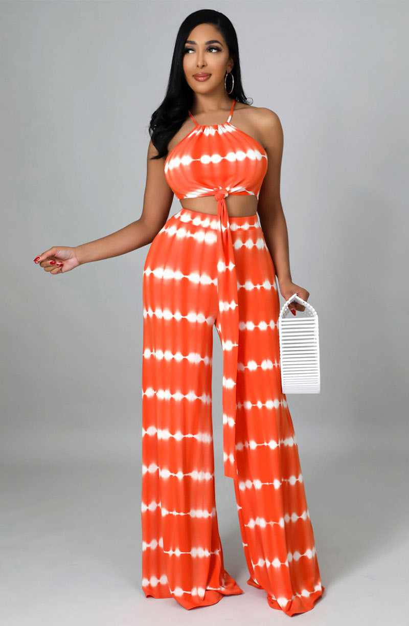 Sexy Women Summer Two Pieces Suits-Suits-Orange-S-Free Shipping Leatheretro