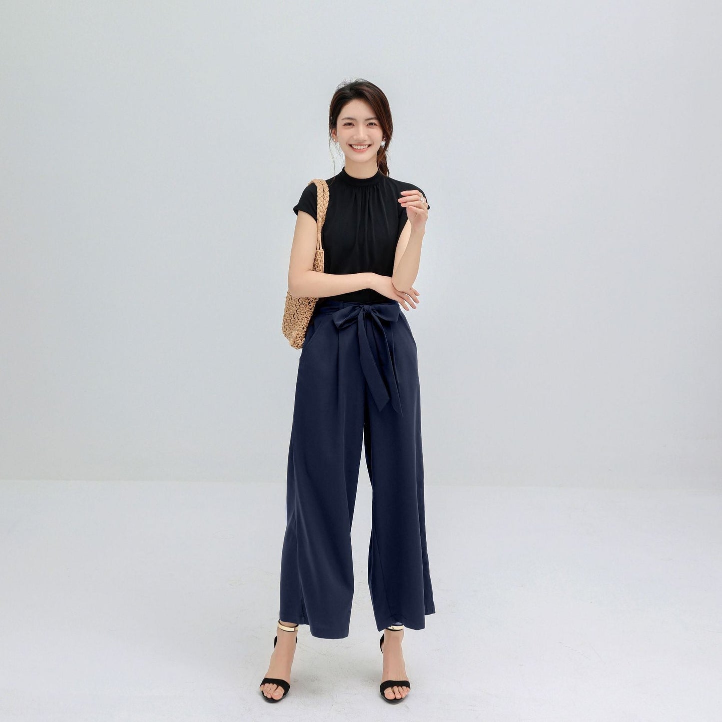 Summer Casual Pants for Women-Women Pants-Khaki-M-Free Shipping Leatheretro