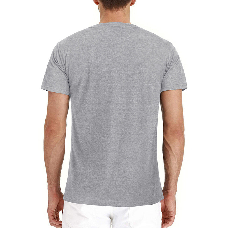 Casual Summer Short Sleeves Men T Shirts-Shirts-White-S-Free Shipping Leatheretro