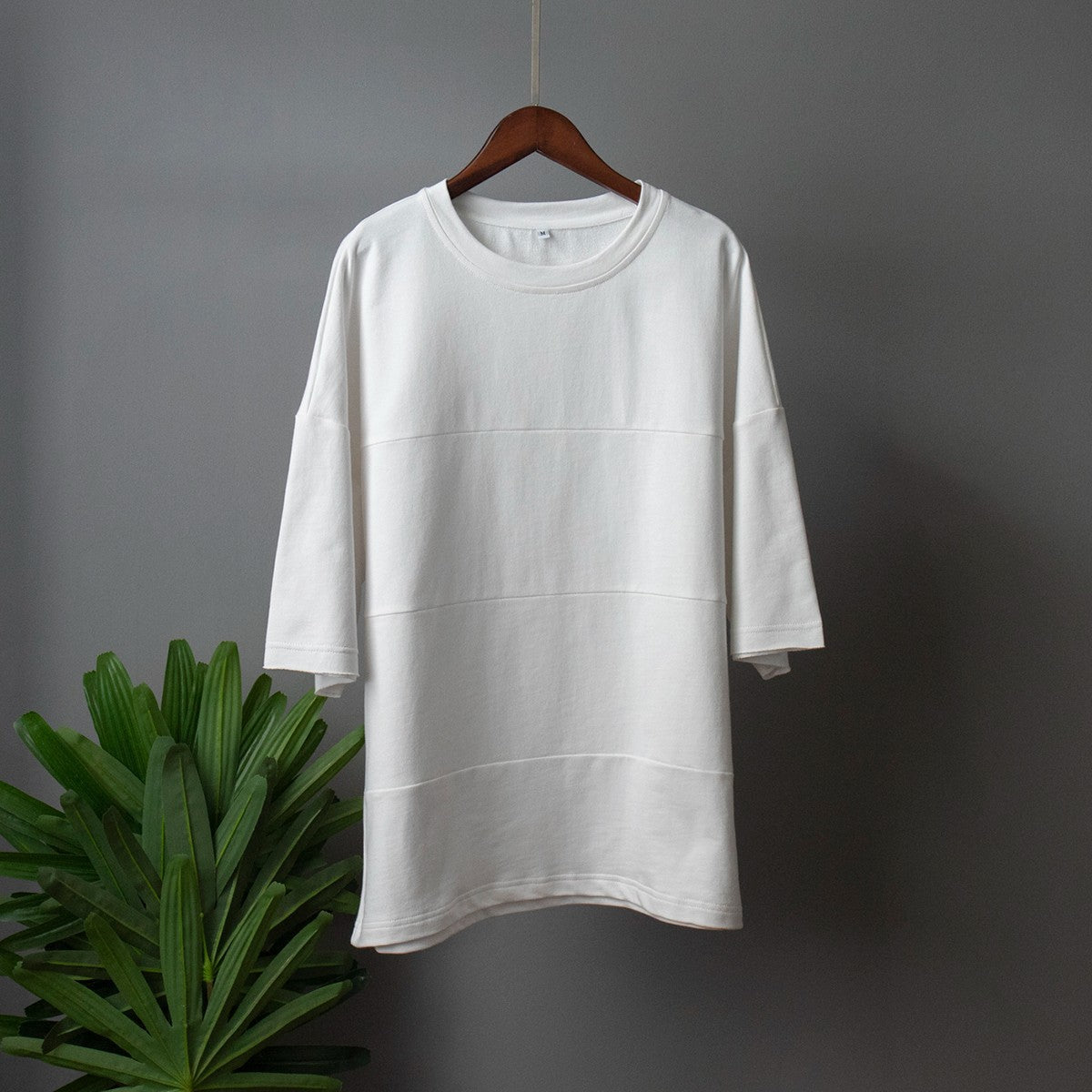 Casual Soft Cotton Short Sleeves T Shirts and Shorts-Suits-White-S-Free Shipping Leatheretro