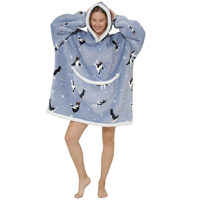 Cozy Sheep Fleece Warm Winter Sleepwear-Sleepwear & Loungewear-Style6-One Size-Free Shipping Leatheretro