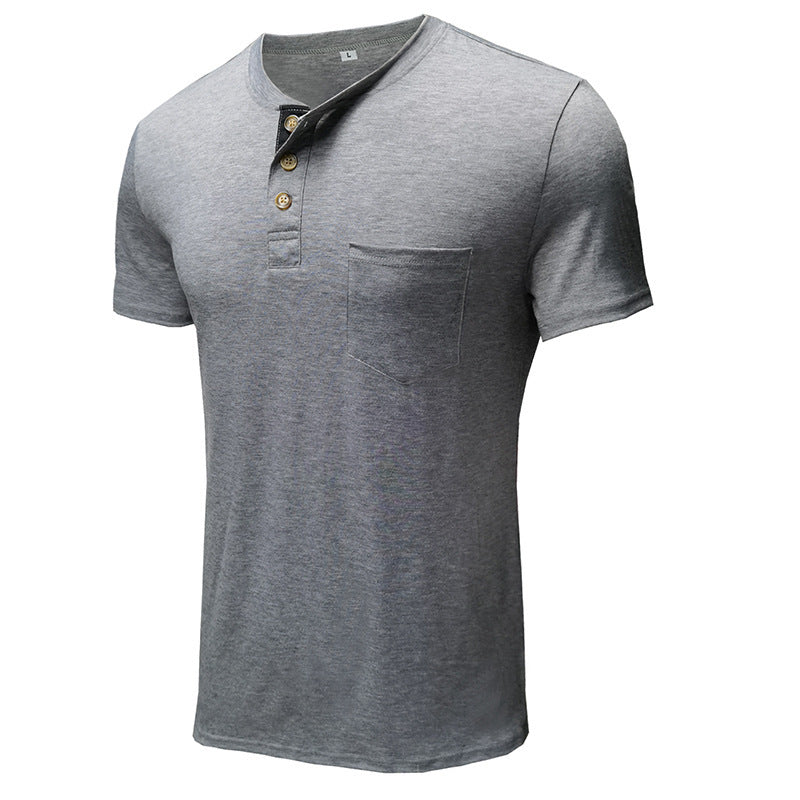 Casual Summer Short Sleeves Men T Shirts-Shirts-White-S-Free Shipping Leatheretro