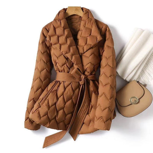 Elegant Winter Warm Cotton Coats for Women-Outerwear-Black-S-Free Shipping Leatheretro