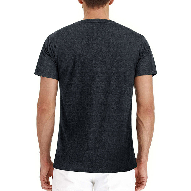 Casual Summer Short Sleeves Men T Shirts-Shirts-White-S-Free Shipping Leatheretro