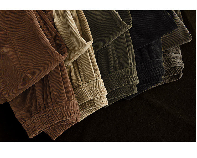 Vintage Harem Pants for Women-Women Bottoms-Khaki-M-Free Shipping Leatheretro