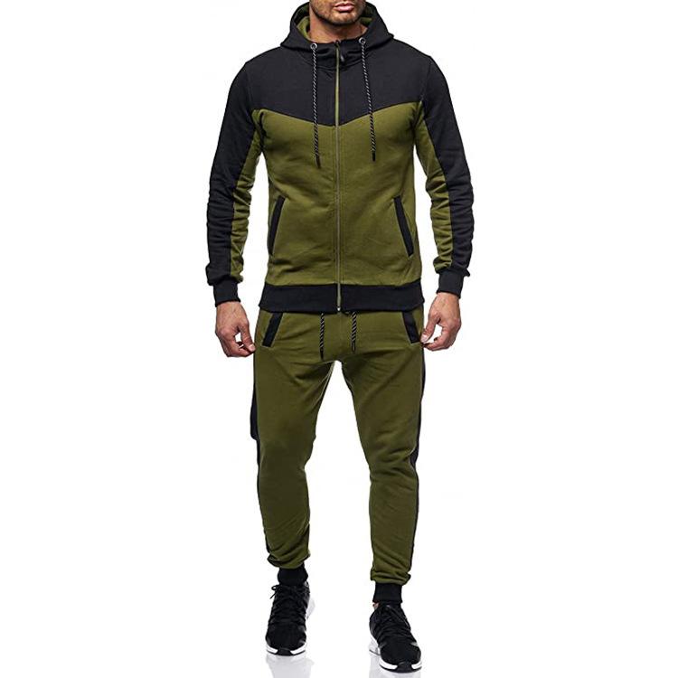 Casual Fall Men Hoodies Sports Suits-Sports Suits-Style1-M-Free Shipping Leatheretro