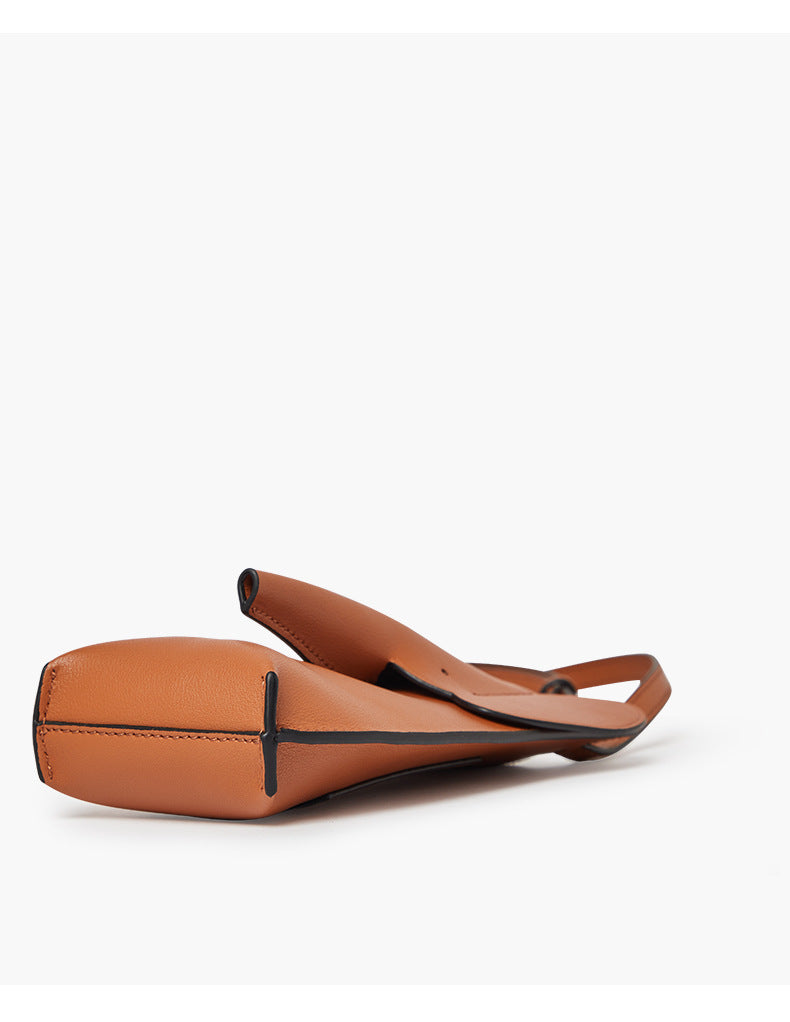 Fashion Elephant Shape Mini Leather Cellphone Bag 873-Leather cellphoe bag-Yellow-Free Shipping Leatheretro