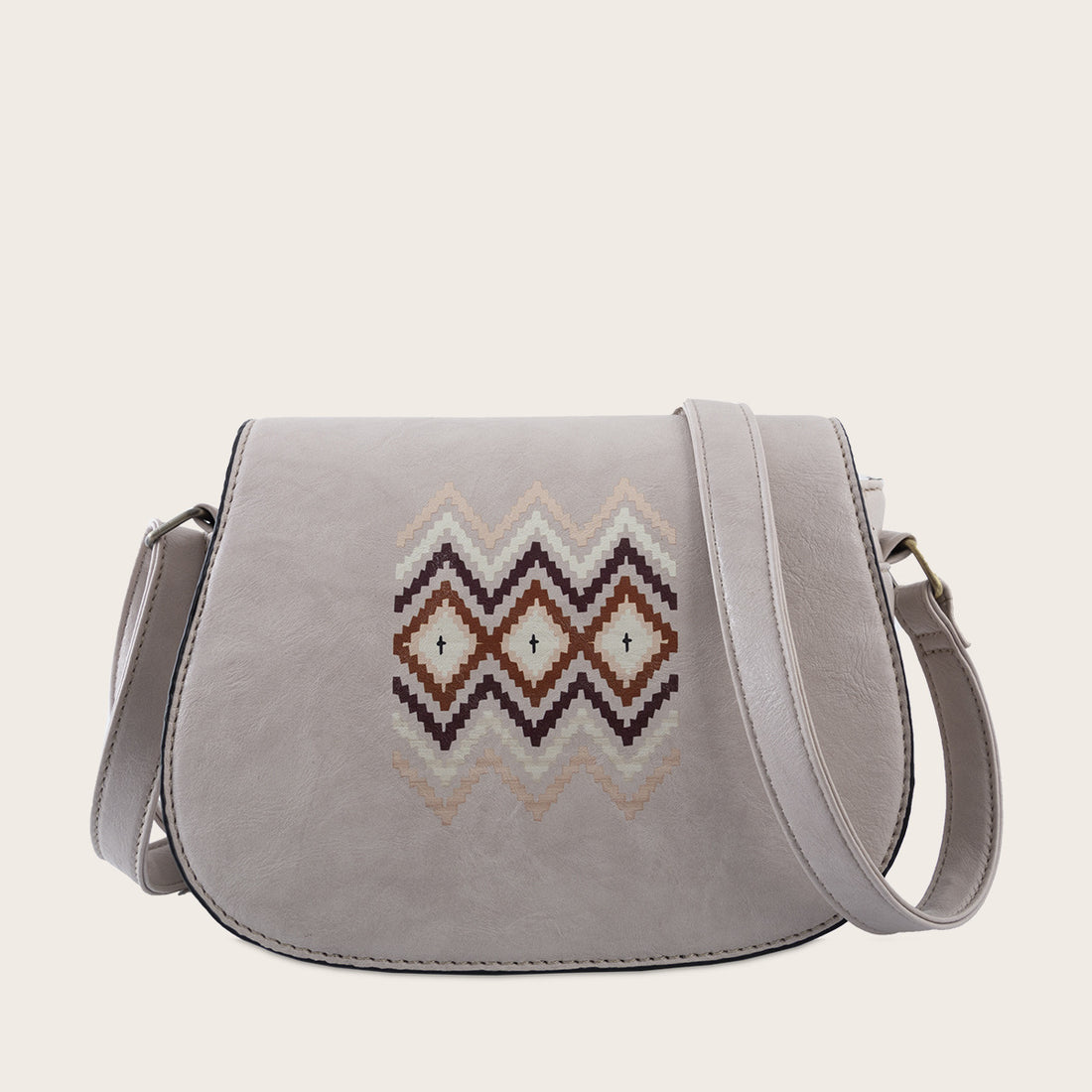 Vintage PU Crossbody Handbags for Women 242-Brown-Free Shipping Leatheretro