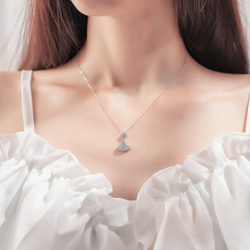 Designed Little Dress Clavicle Necklace-Necklaces-The same as picture-Free Shipping Leatheretro