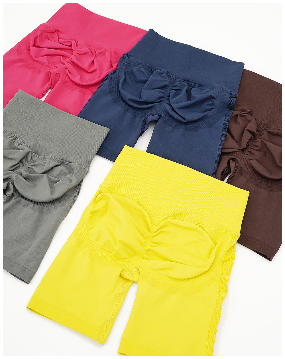 Sexy Women High Waist Tight Yoga Pants-Pants-Yellow-S-Free Shipping Leatheretro