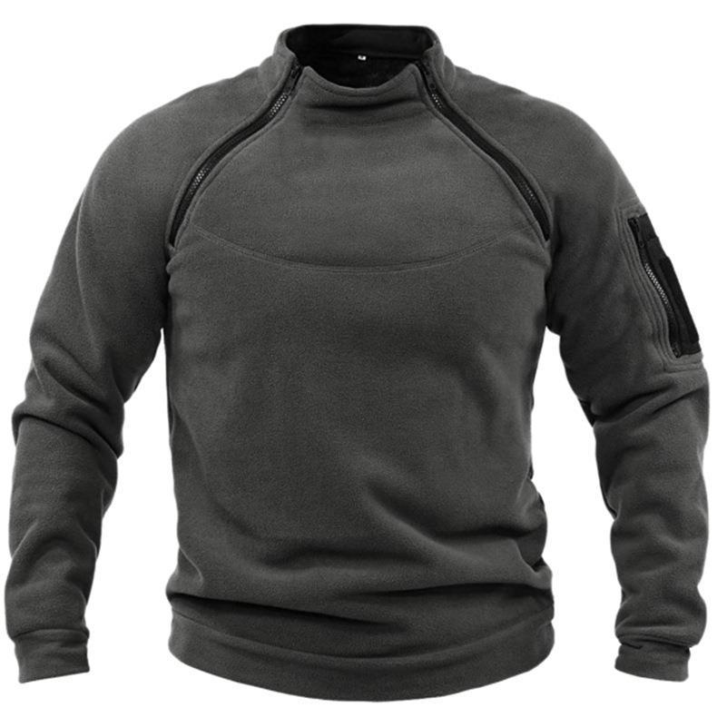 Warm Turtleneck Pullover Sweaters for Men-Dark Gray-S-Free Shipping Leatheretro