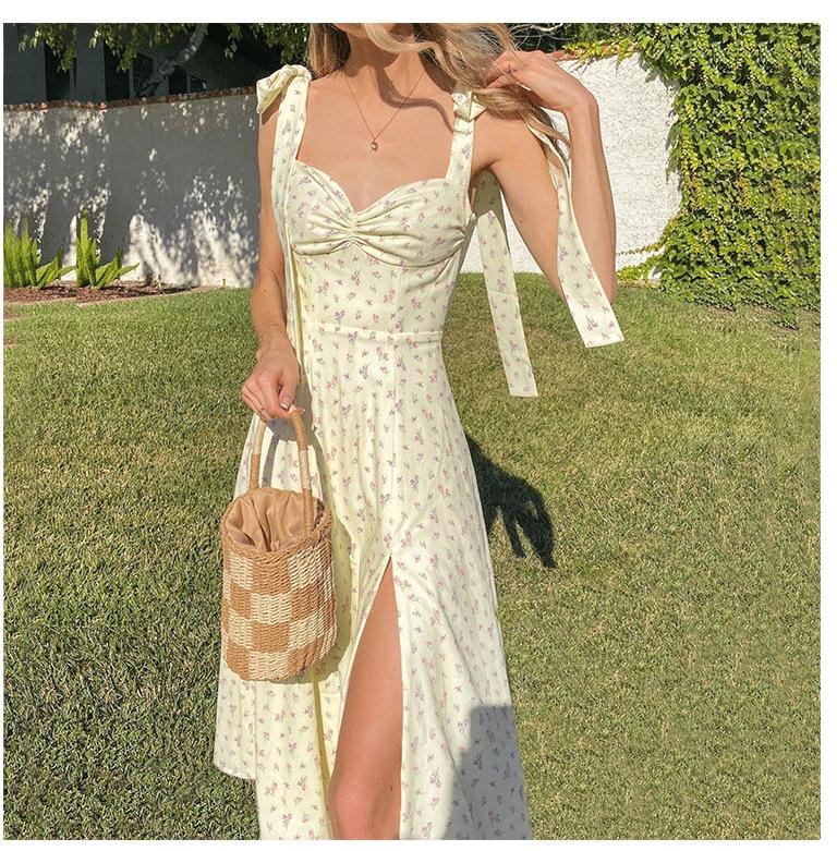 Summer Sexy Straps Backless Long Dresses-Sexy Dresses-The same as picture-S-Free Shipping Leatheretro