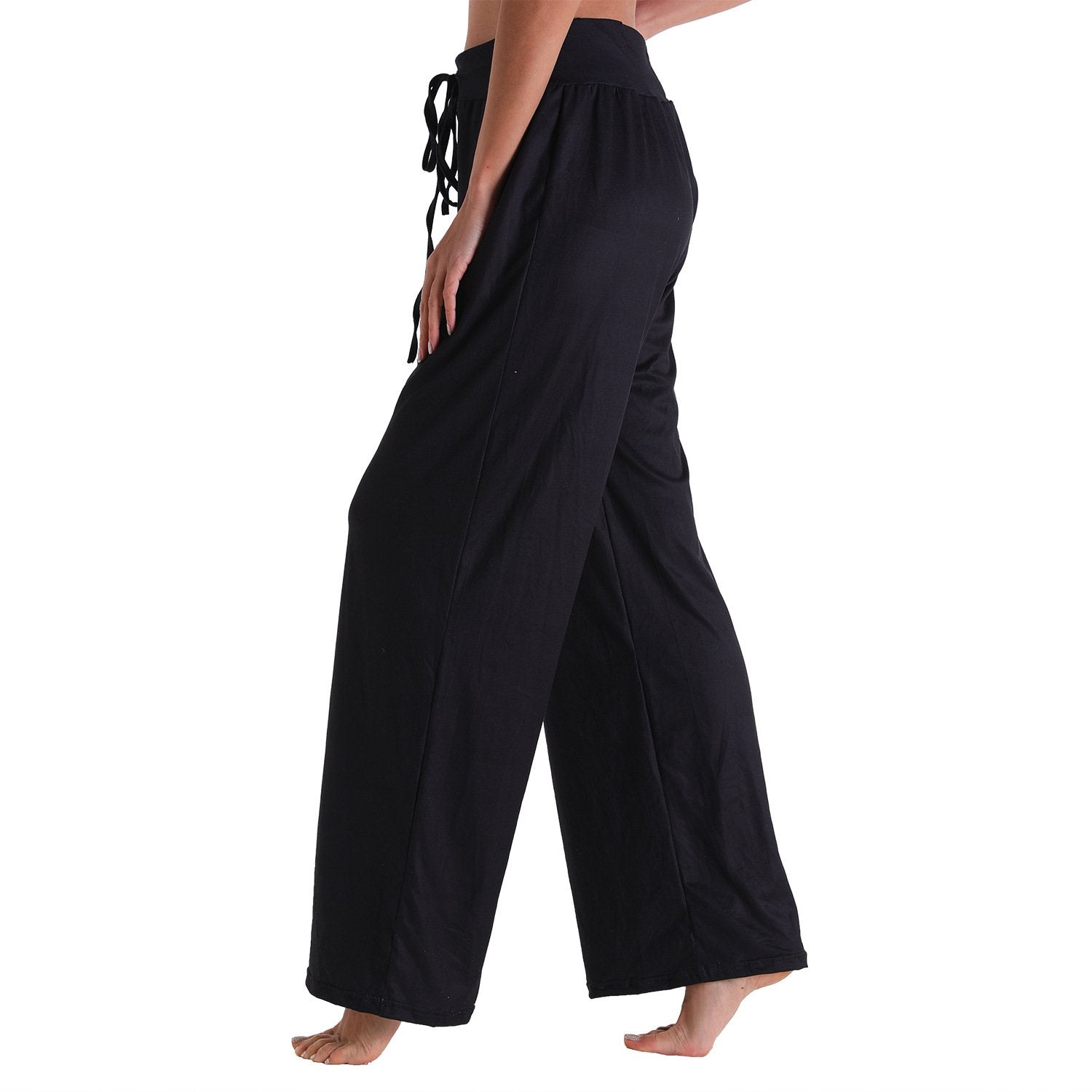 Casual Bandage Solid Loose Homewear Pajamas Pants-Pajamas-2011-S-Free Shipping Leatheretro