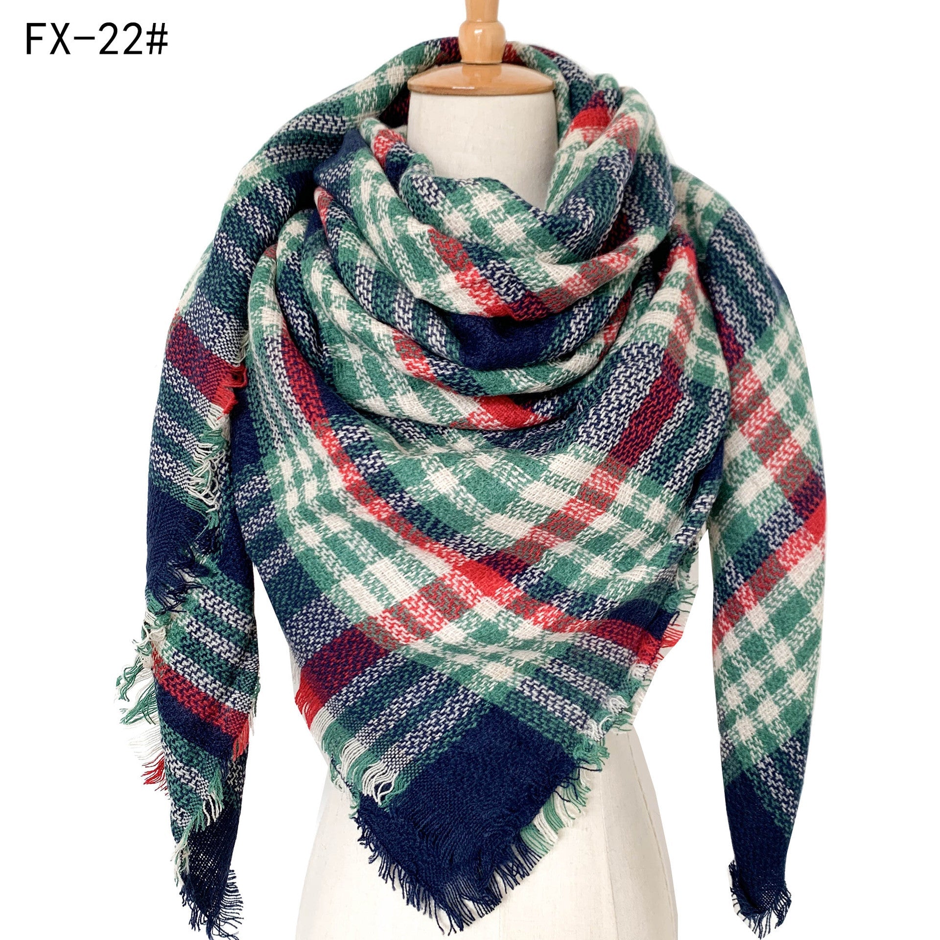 Colorful Soft Winter Scarfs for Women-scarves-22#-140cm-Free Shipping Leatheretro