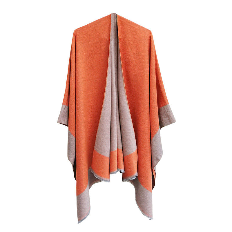 Fashion Traveling Shawls for Women-Scarves & Shawls-Orange-150x130cm-Free Shipping Leatheretro