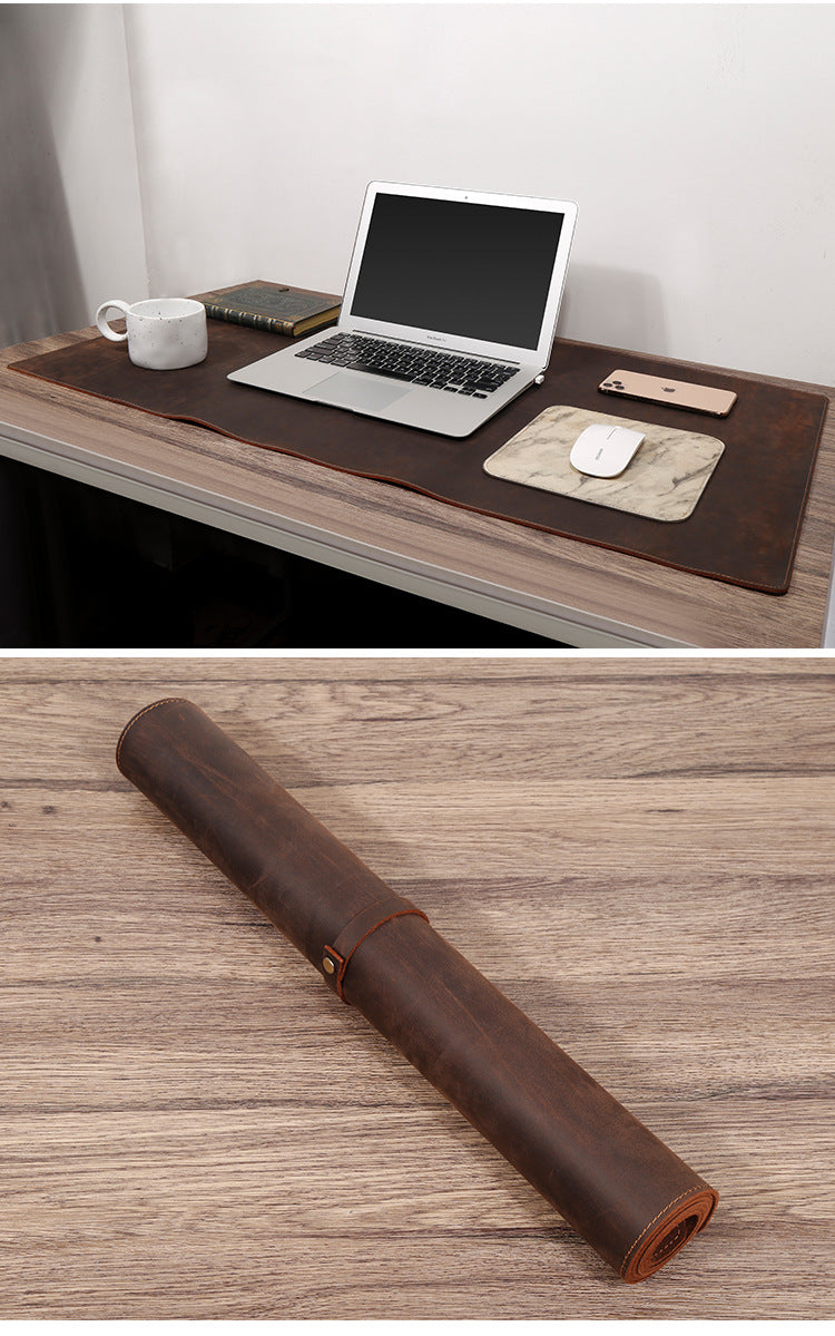Vintage Large Leather Mouse Pad for Computer 393-Mouse Pads-60*40cm-Free Shipping Leatheretro