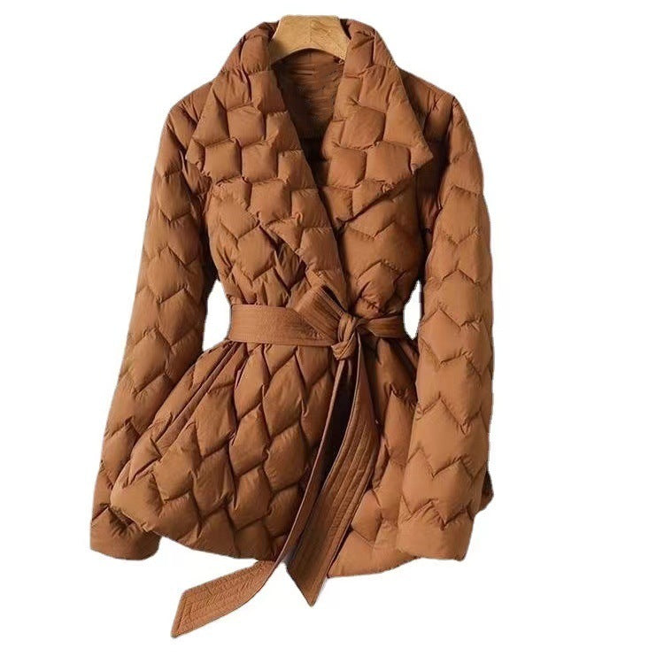 Elegant Winter Warm Cotton Coats for Women-Outerwear-Black-S-Free Shipping Leatheretro