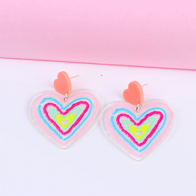 3pcs/Set Valentine's Day Sweetheart Design Women Earrings for Women-Earrings-1-Free Shipping Leatheretro