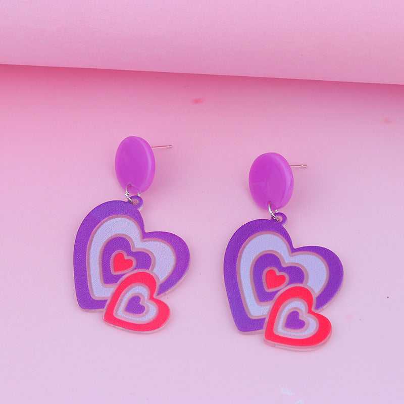 3pcs/Set Valentine's Day Sweetheart Design Women Earrings for Women-Earrings-7-Free Shipping Leatheretro