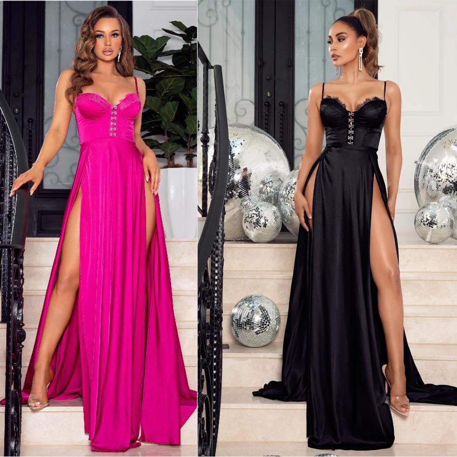 Sexy Women Evening Party Dresses-Dresses-Black-S-Free Shipping Leatheretro