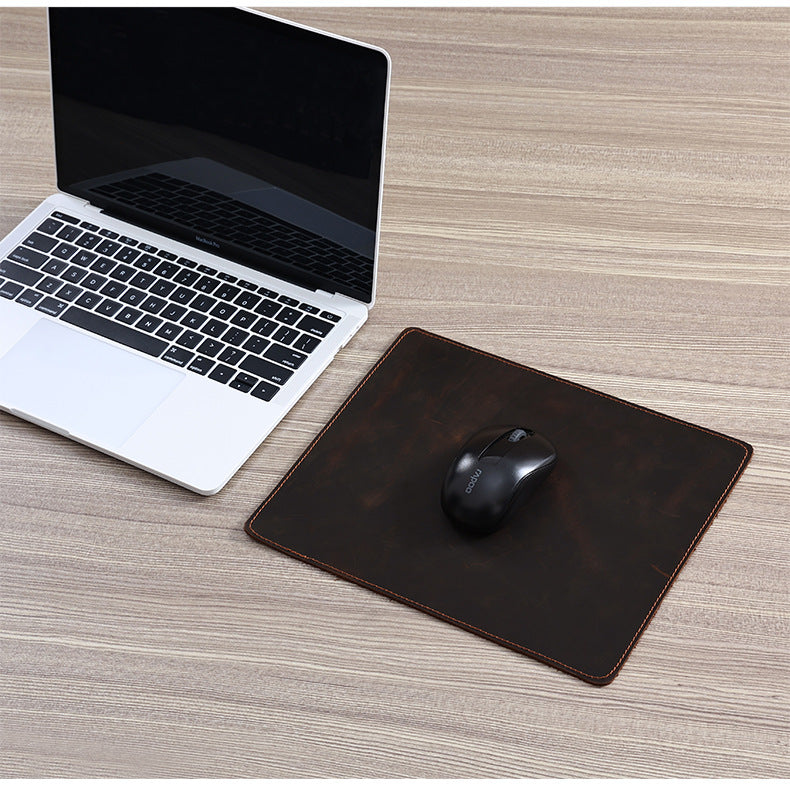 Durable Leather Mouse Pad 395-Mouse Pads-Coffee-Free Shipping Leatheretro
