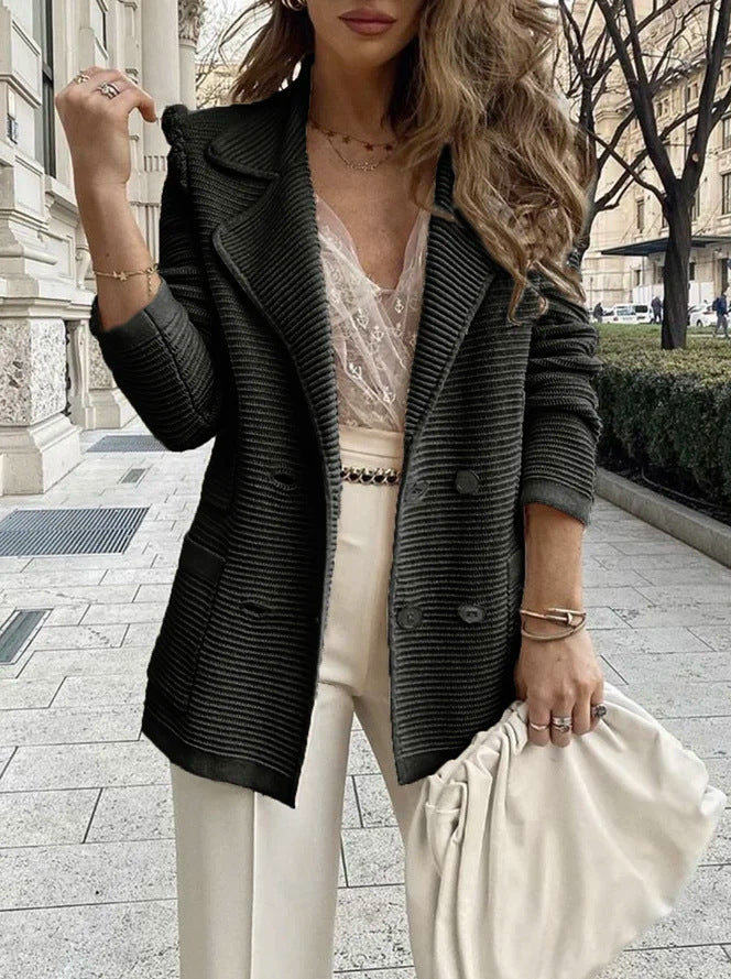 Designed Casual Women Coats & Jackets-women coats-Black-S-Free Shipping Leatheretro