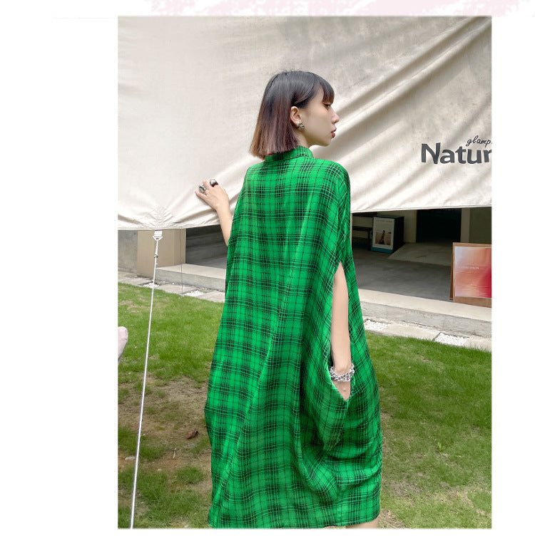 Vintage Green Summer Long Cozy Dresses-Dresses-Green-One Size-Free Shipping Leatheretro