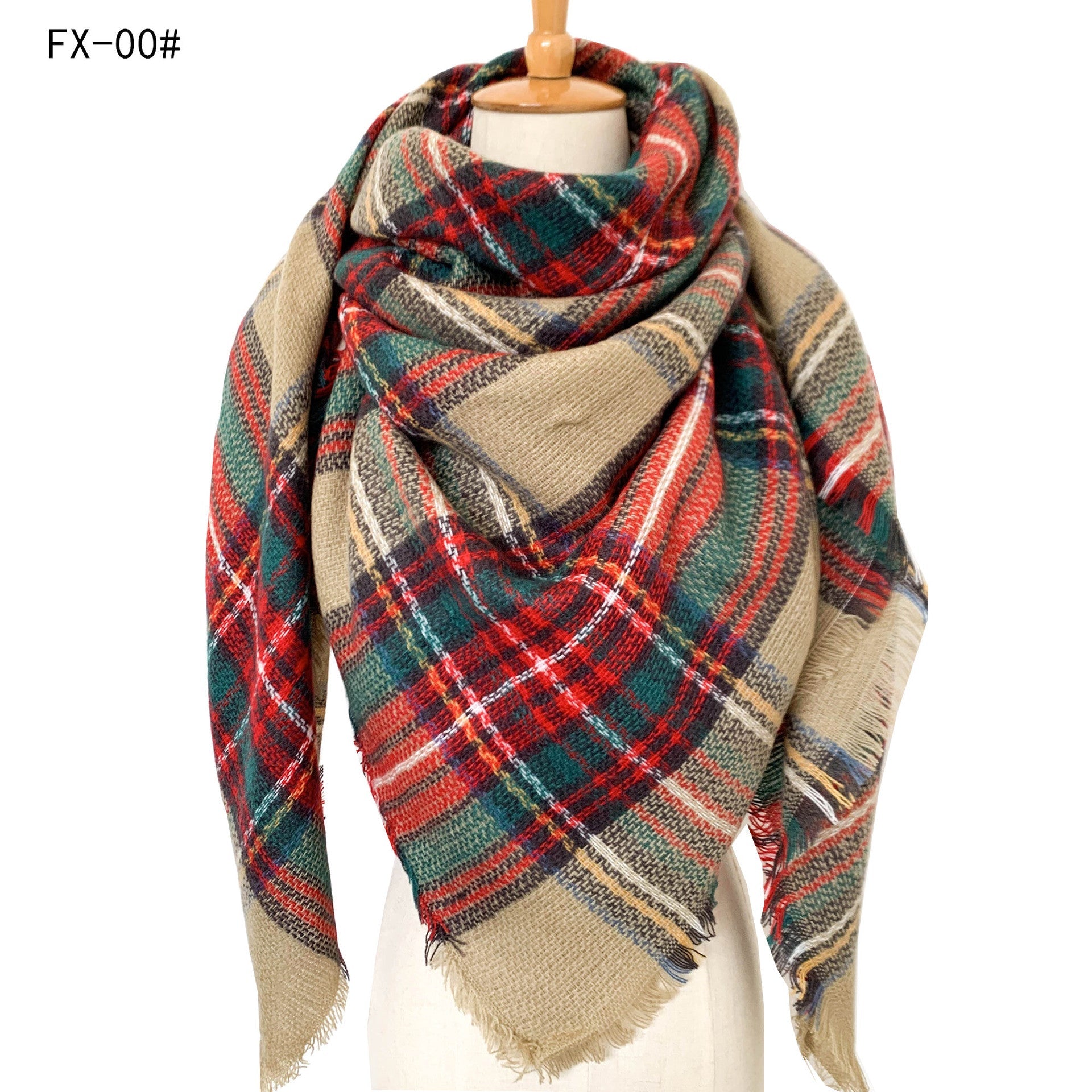 Colorful Soft Winter Scarfs for Women-scarves-0#-140cm-Free Shipping Leatheretro
