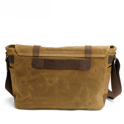Vintage Canvas Waterproof Messenger/sling Bag-Handbags, Wallets & Cases-Khaki-Free Shipping Leatheretro