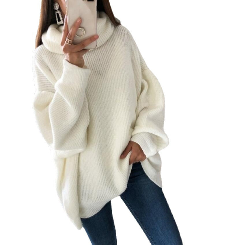 Casual Pullover Knitted Sweaters for Women-Shirts & Tops-White-S-Free Shipping Leatheretro