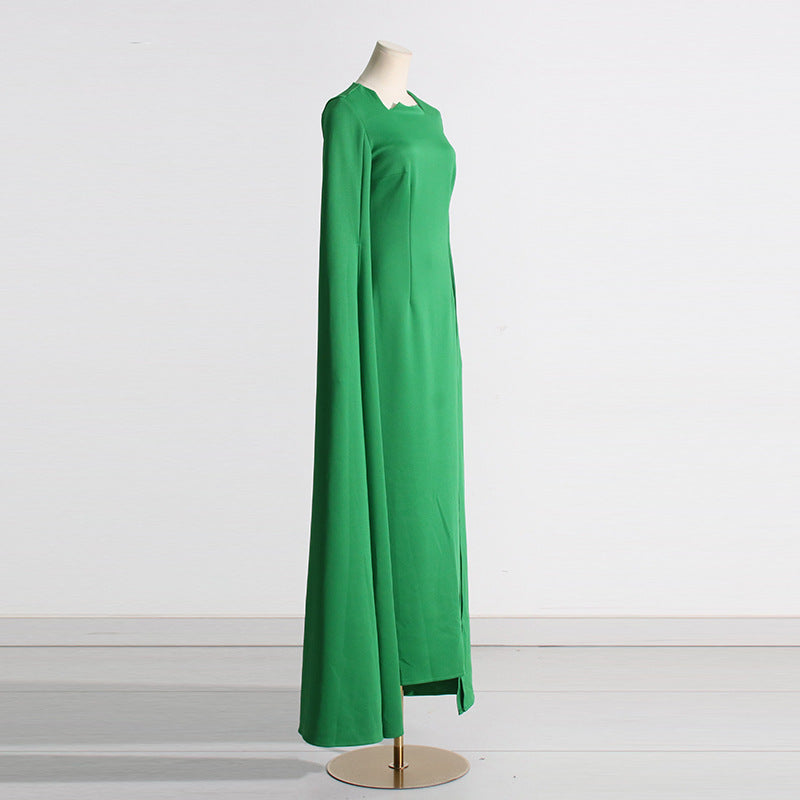 Designed Elegant Long Evening Dresses-Dresses-Green-S-Free Shipping Leatheretro