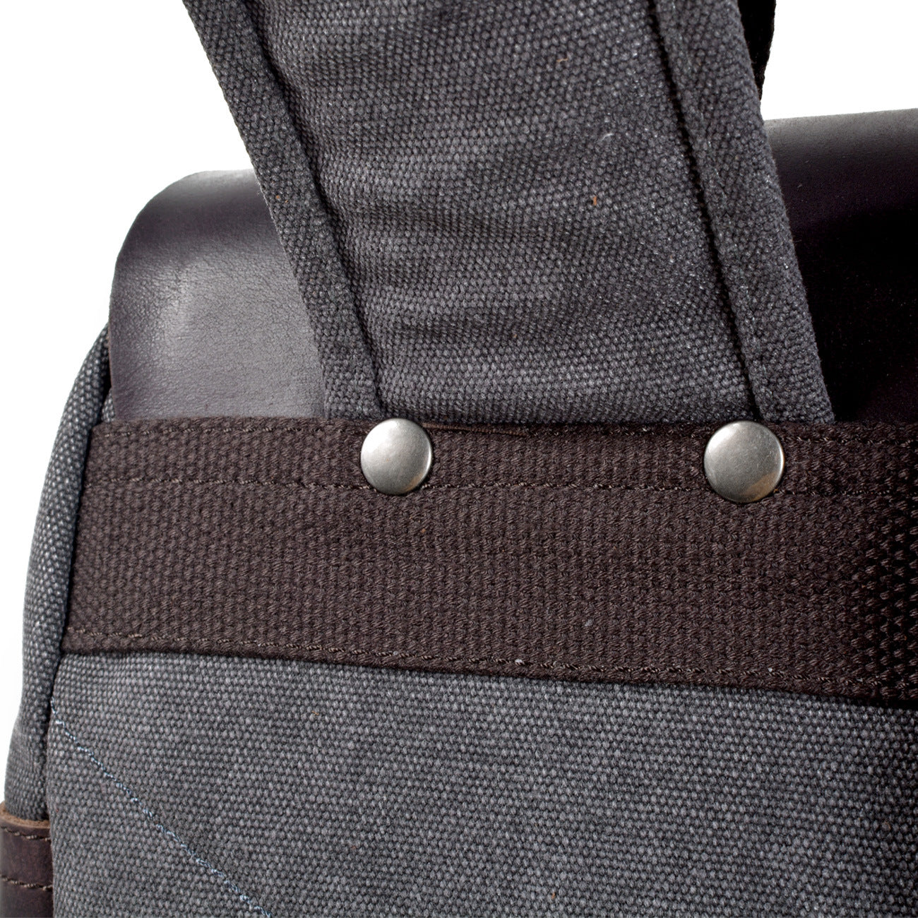 Vintage Cusual Traveling Leather Canvas Laptop Backpack 5073-Backpacks-Coffee-Free Shipping Leatheretro