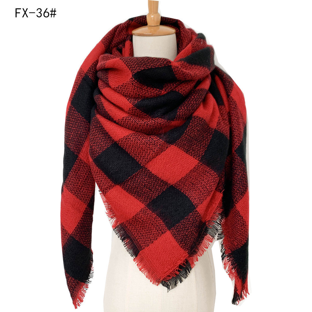 Colorful Soft Winter Scarfs for Women-scarves-36#-140cm-Free Shipping Leatheretro