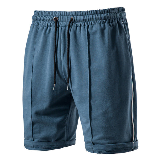 Casual Cotton Summer Elastic Waist Men's Shorts-Pants-Green-S-Free Shipping Leatheretro
