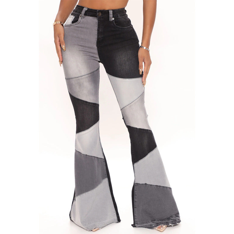 Fashion Plus Sizes Denim Jeans for Women-Pants-Black-S-Free Shipping Leatheretro