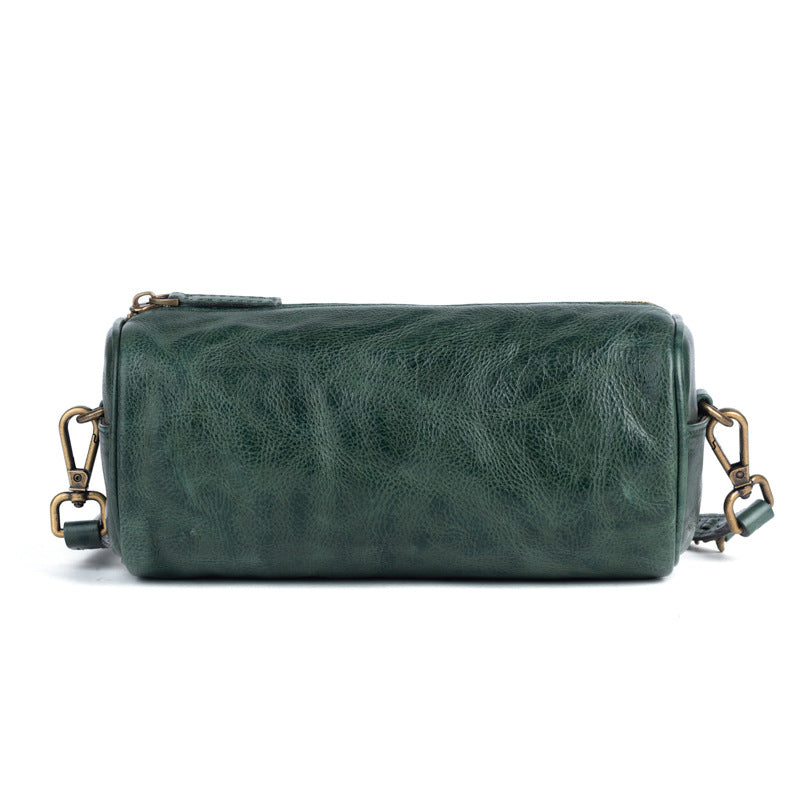 Vintage Leather Bucket Crossbody Bag for Women 2276-Leather Handbags for Women-Red-Free Shipping Leatheretro