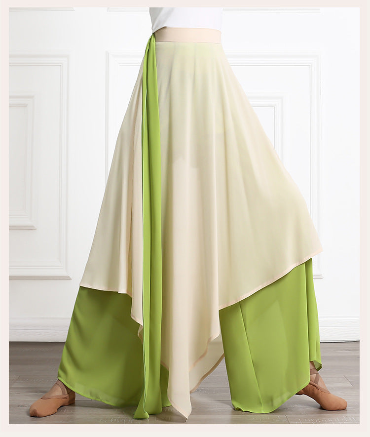 Classic Dancing Wide Legs Pants-Women Bottoms-A-S-Free Shipping Leatheretro