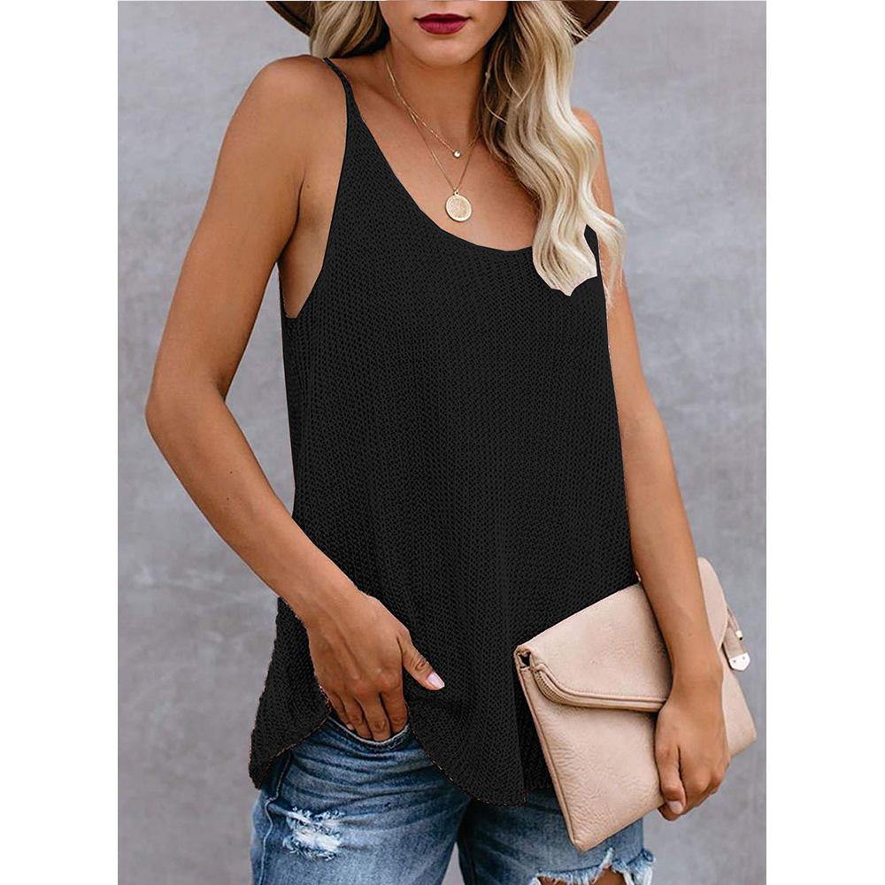 Women Summer Knitting Loose Striped Crop Tops-Tops-6-S-Free Shipping Leatheretro