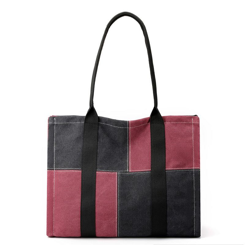 Vintage Large Canvas Bags for Women 1676-Handbags-Grey-Free Shipping Leatheretro