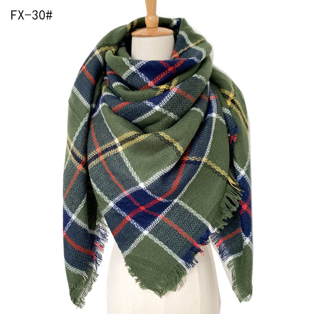 Colorful Soft Winter Scarfs for Women-scarves-30#-140cm-Free Shipping Leatheretro