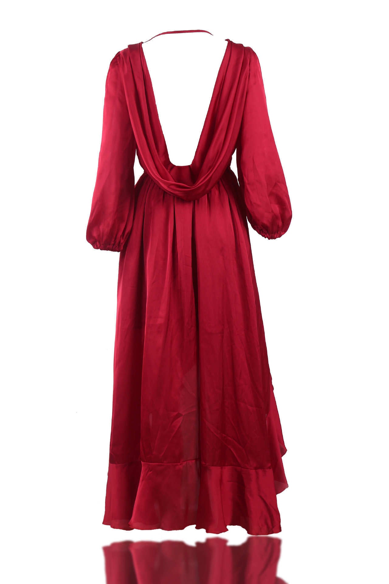 Wine Red Summer Long Beach Holiday Dresses-Dresses-Wine Red-S-Free Shipping Leatheretro