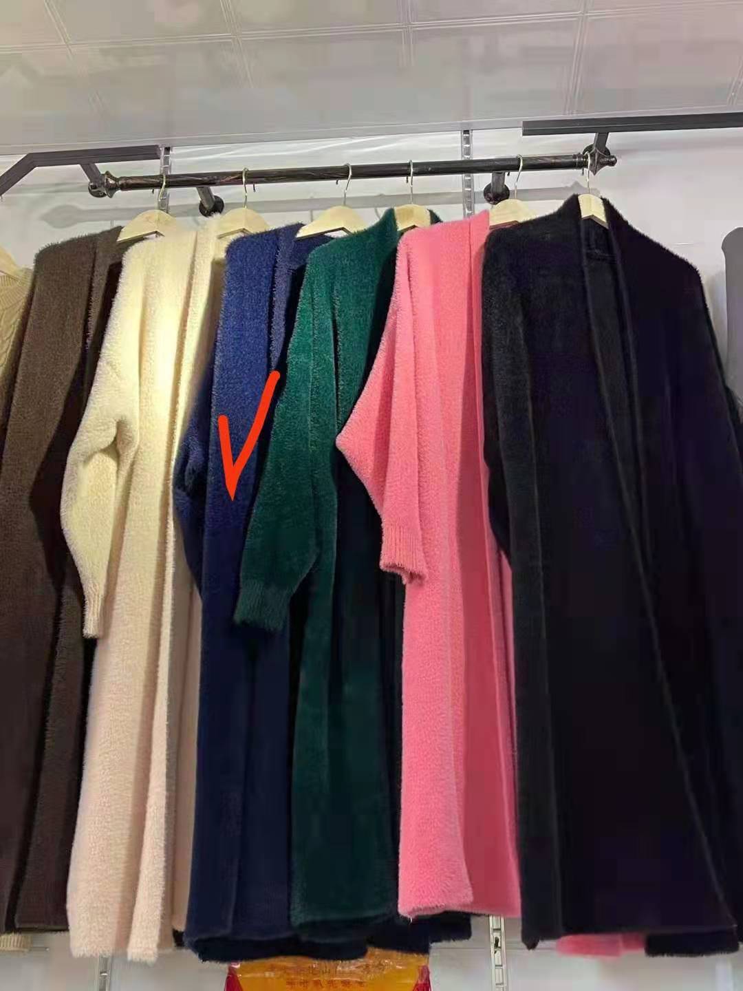 Women Winter Warm Velvet Long Cardigan Overcoat-Women Outerwear-Pink-One Size-Free Shipping Leatheretro