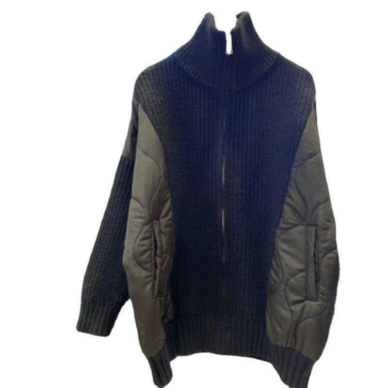 Casual Winter Knitting Outerwear for Women-Outerwear-Black-One Size-Free Shipping Leatheretro