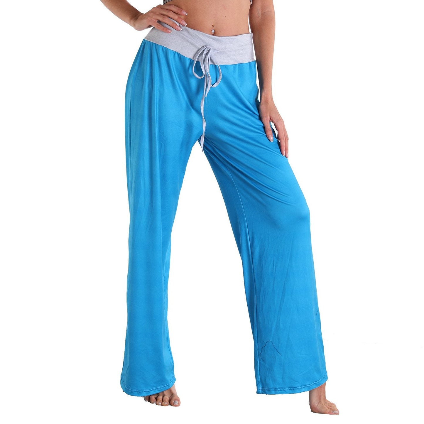 Casual Bandage Solid Loose Homewear Pajamas Pants-Pajamas-2011-S-Free Shipping Leatheretro