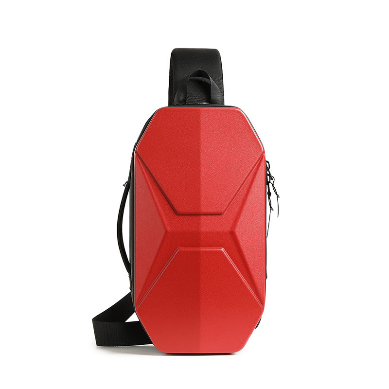 PC Shell Design Daily Bags for Men 9509-Bicycle Bags & Panniers-Red-Free Shipping Leatheretro