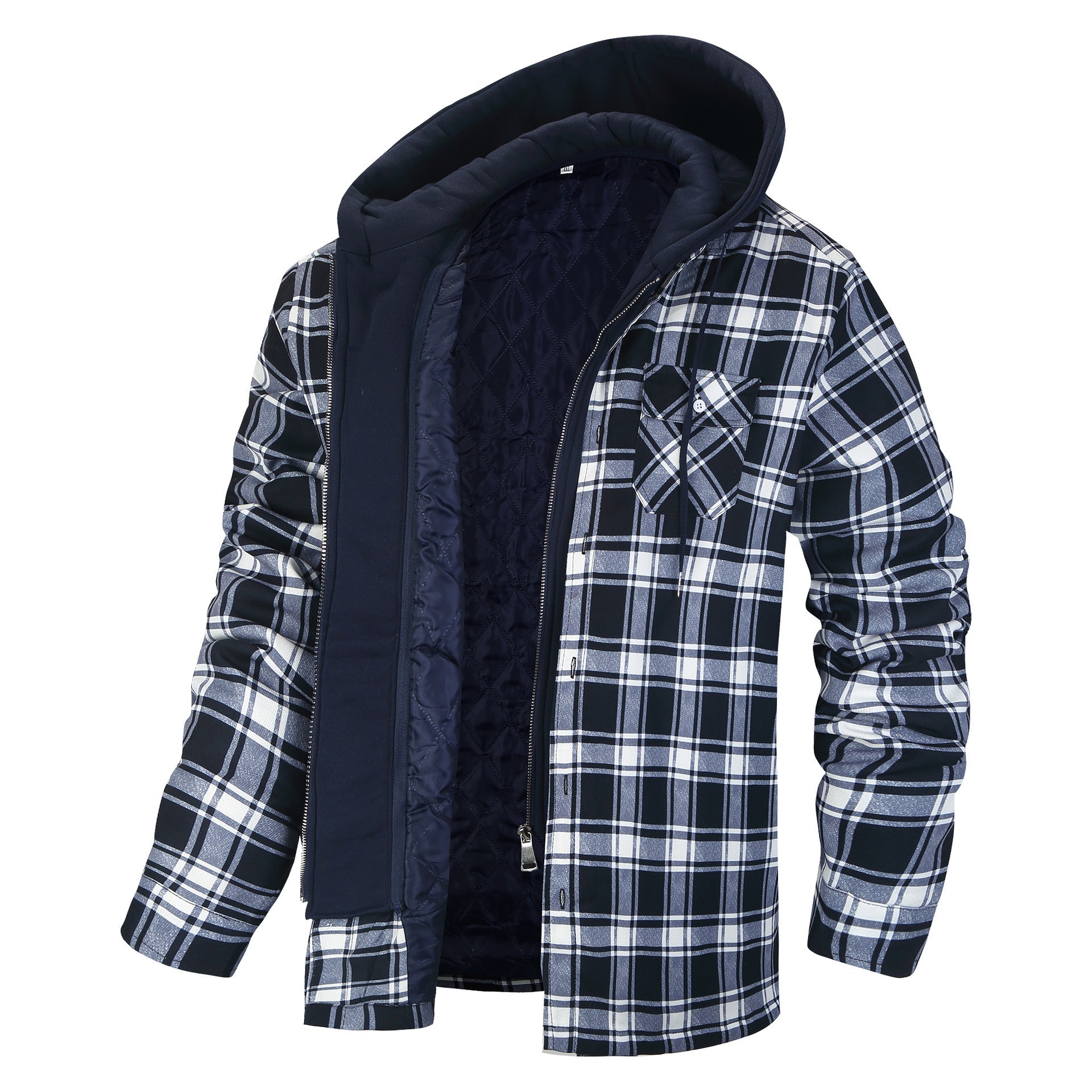 Casual Winter Thick Warm Long Sleeves Jacket Coats-Coats & Jackets-D-S-Free Shipping Leatheretro