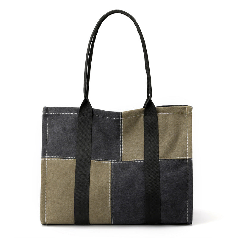 Vintage Large Canvas Bags for Women 1676-Handbags-Grey-Free Shipping Leatheretro